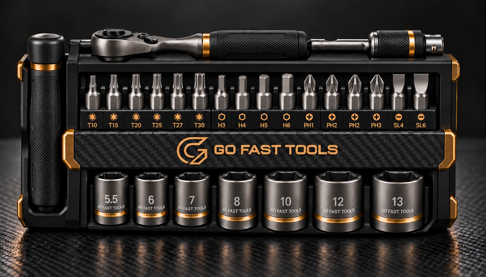 GO FAST TOOLS premium materiaal en afwerking
